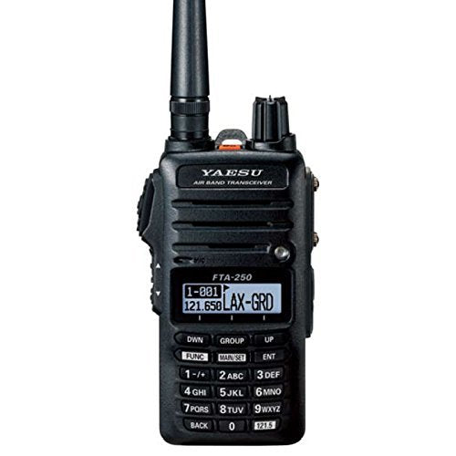 Yaesu FTA-250L Handheld VHF Airband Transceiver Waterproof 250 Channels