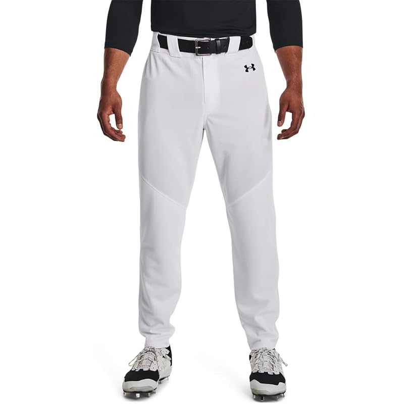 Under Armour Men’s Utility Baseball Pants 22 – White/Black, Medium