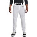 Under Armour Men’s Utility Baseball Pants 22 – White/Black, Medium