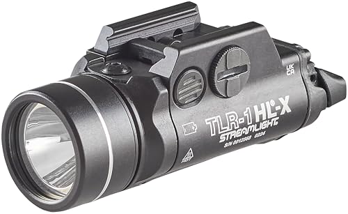 Rechargeable Tactical Gun Light with 1500 Lumens, Ambidextrous Switch