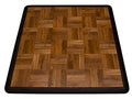 Big Floors Dark Oak SnapLock Portable Dance Floor Kit 3'x3' 9 sq ft