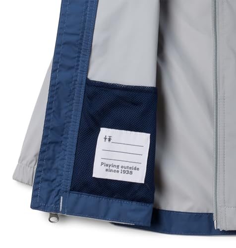 Columbia Youth Glennaker Rain Jacket - Large, Grey/Dark Mountain