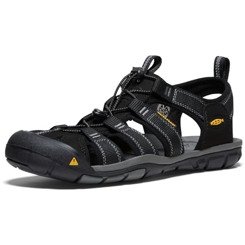 KEEN Men's Clearwater CNX Water & Hiking Sandals - Black Gargoyle, Size 10