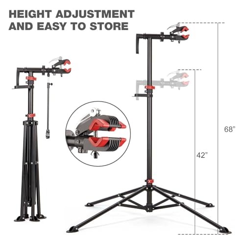 CXWXC Bike Repair Stand F - Portable Bicycle Maintenance Stand, Max 66lbs