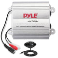 Marine Amplifier 400W 4 Channel Audio Amplifier - Silver