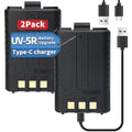 BAOFENG UV-5R Battery BL-5C Rechargeable Pack with USB-C Support - Medium