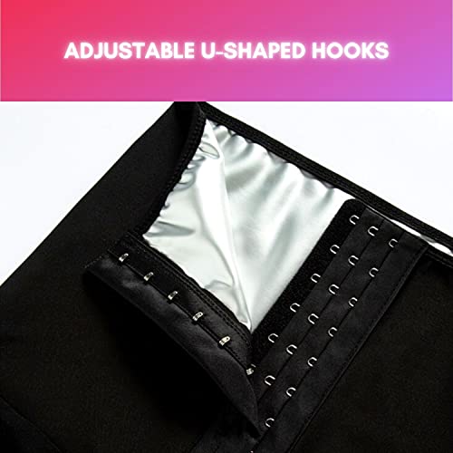 Nano Hertz Sauna Sweat Shapewear Shorts - Above Knee XX-Large Workout Waist Trainer for Women