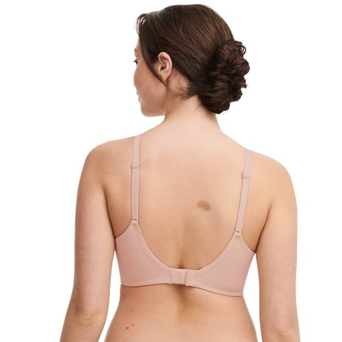 Chantelle Comfort Chic Wireless Bra 32E Rose Full Coverage Back Smoothing