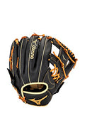 Mizuno Prospect Select Infield Baseball Glove - Deep 3 Web, Black/Brown, 11.5", Right Hand Throw