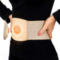 QQCQHVMIYC Umbilical Hernia Belt with Compression Pad - Abdominal Support for Men and Women, Ideal for Various Hernias and Post-Surgery Recovery