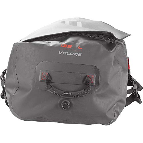 Large Waterproof Scuba Diving Equipment Bag - 135L Capacity, Black