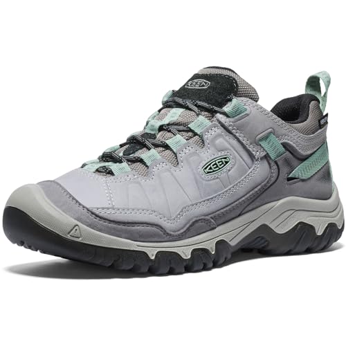 Waterproof Hiking Shoes for Women - Targhee 4 Wide Alloy Granite Green