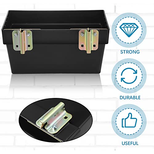 BBTO 4-Piece Heavy Duty E-Track Storage Bins for Trailer Garage Workshop Tool Organizer