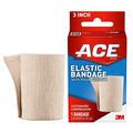 3-Inch Elastic Bandage with Hook Closure - Support Wrap for Muscles & Joints - 2 Pack