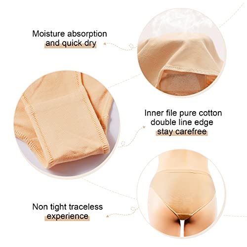 Girls Dance Gymnastic Briefs Underwear Nude 8-12 Years Pack of 3