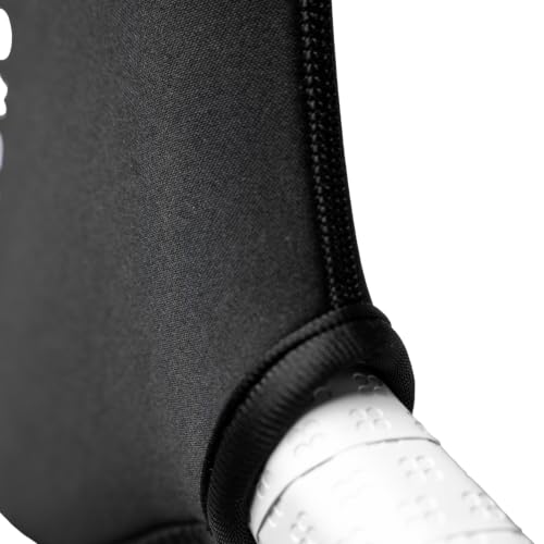 Pickleball Paddle Cover with Rip-Resistant Zipper - Black & White