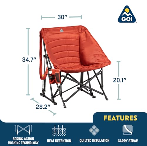 GCI Outdoor Puff Rocker - Stealth Camo Outdoor Rocking Chair - Variation of THIS listing