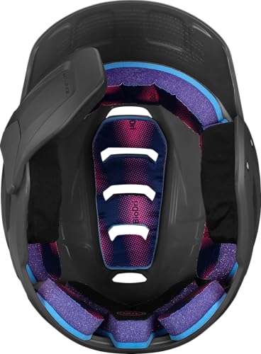 Easton Z50 Baseball Batting Helmet with Multi-Adjust Jaw Guard - Matte Black, Small/Medium