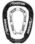 Heavy Duty Bicycle Chain Lock, 5-Digit Resettable Combination, 3.2ft, Anti-Theft Security