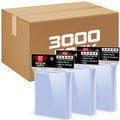3000 Counts Clear Plastic Penny Card Sleeves for Trading Cards - Fits Standard MTG Baseball and Sports Cards - Variation of THIS listing