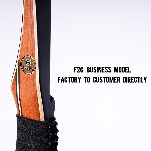 Sanlida Royal X8 68" Longbow - 50 lbs Traditional Wooden Hunting Bow for Adults, RH