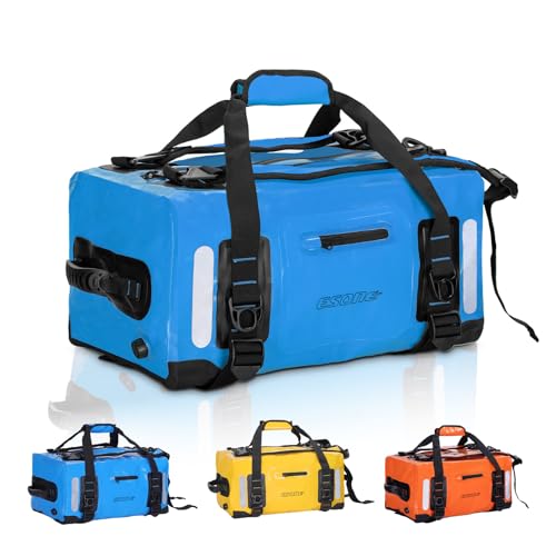 ESONE Waterproof Dry Backpack 40L for Kayaking Travel & Boating - Blue
