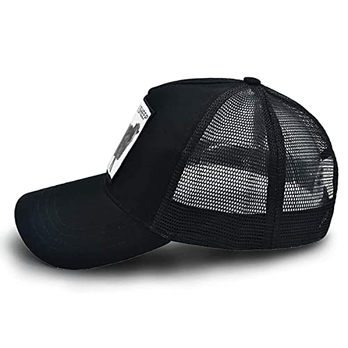 Animal Baseball Cap Patch Embroidered Mesh Trucker Hat - Sheep, 7 1/4-7 7/8