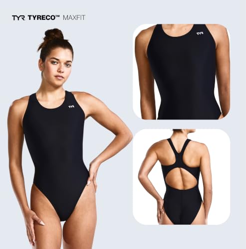 TYR Solid Maxfit Swimsuit - Navy / 42 - Women's One Piece Swimwear