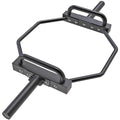 SELEWARE Black Hex Trap Bar for Deadlift 500 lbs Capacity Olympic Weightlifting