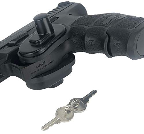 Set of 10 Keyed Alike Trigger Gun Locks for Firearms Safety - Universal Fit