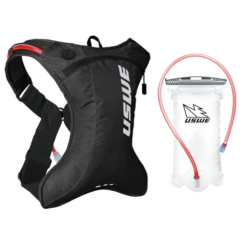 USWE Outlander Moto Hydration Pack Black 2L - Cycling & Hiking Backpack
