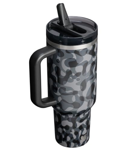 Stanley Quencher ProTour Flip Straw Tumbler 40 oz Black Interfusion