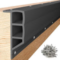Nalwort Dock Bumpers 16 Feet Full Protection Marine-Grade Boat Dock Fenders - Black / 16 Feet