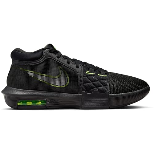 Nike Lebron Witness VIII Men’s Basketball Shoes - Black White Volt 13