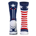 Hockey Socks - Cushioned Mid-Calf Crew - USA Red White Blue, Small - Sports Gear