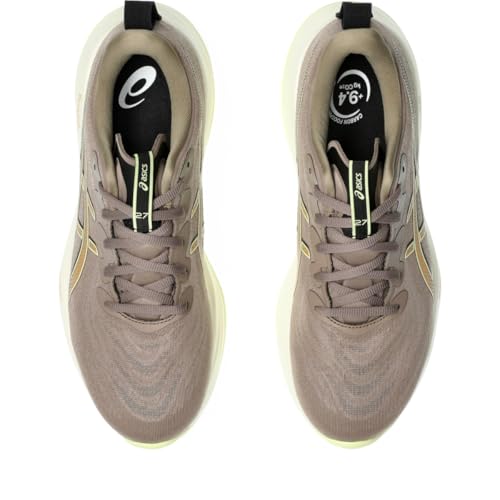 Men's Gel-Cumulus 27 Running Shoes - Taupe Grey/Black, Size 10.5