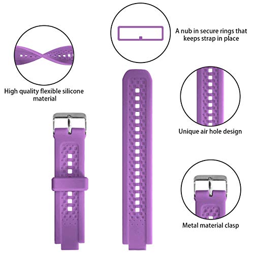 SPurple Small Garmin Forerunner 25 Watch Band - Compatible Fitness Strap