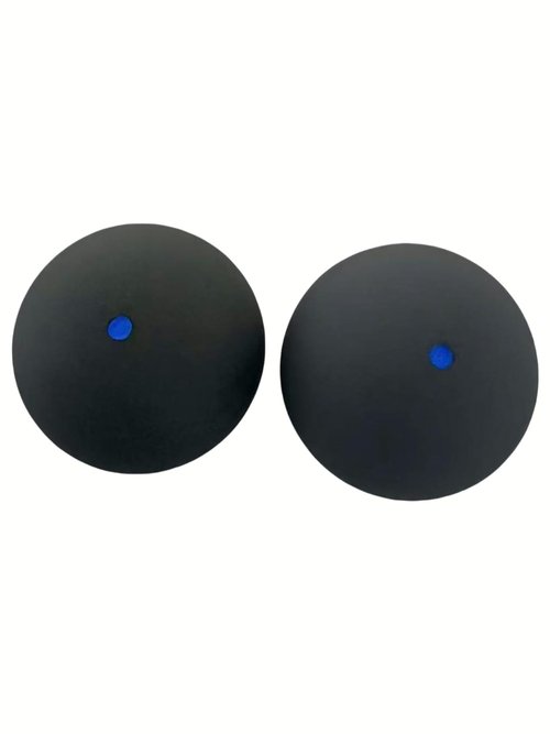 VisnzvLux 3 Pieces Blue Dot Squash Ball Custom Logo Professional high Elasticity Resistant to Play for Training and Practice