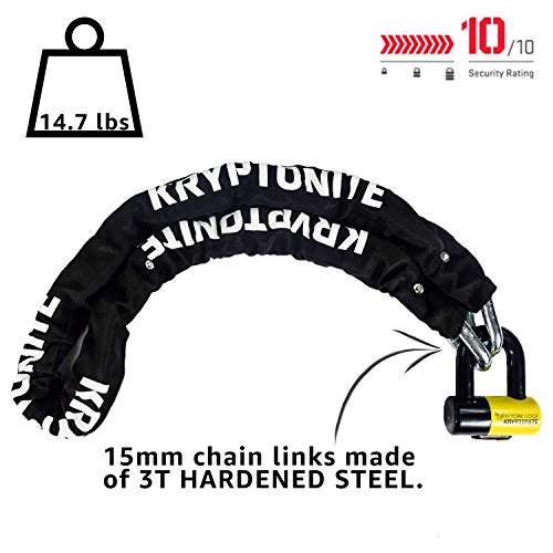 Heavy Duty Bike Chain Lock 1515 with 5ft Hardened Steel Links - Urban Security
