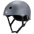 Triple Eight Deep Cover Helmet Gray Matte Small-Medium - Skate, BMX, Cycling, Roller Skating