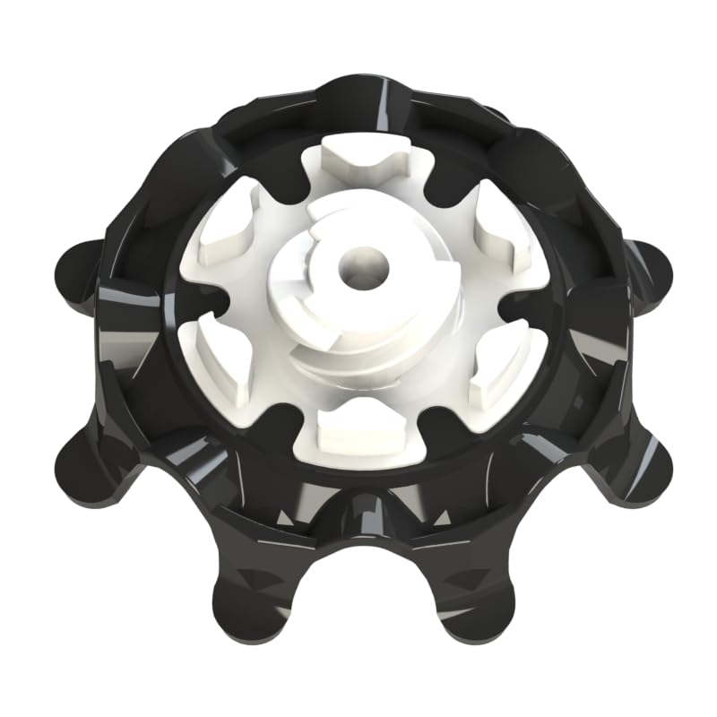Softspikes Pulsar Golf Cleats Fast Twist 3.0 - 18 Count Clamshell , Black