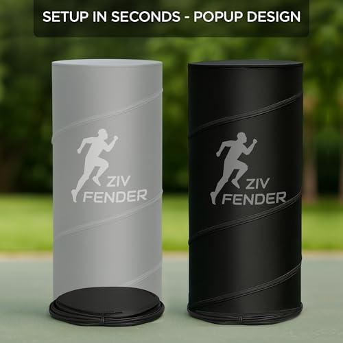 ZivPlay 4-Pack Pop Up Soccer & Basketball Defender Dummy for Defense Training & Drills
