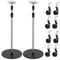 2-Pack Stainless Steel Boat Cover Support Poles - Adjustable 30.7-71 Inches