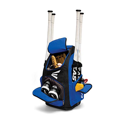 Easton Black Traveler Stand-Up Wheeled Baseball Equipment Bag - Multi-Color