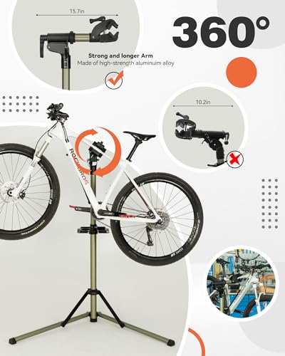 Champagne ROCKBROS Heavy Duty Bike Repair Stand for E-Bike, MTB & Road Bike