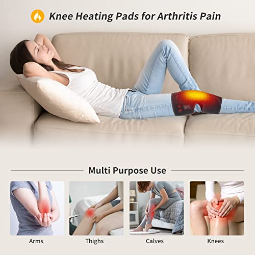Heated Knee Pad Battery Powered Heating Brace for Men Women Elders