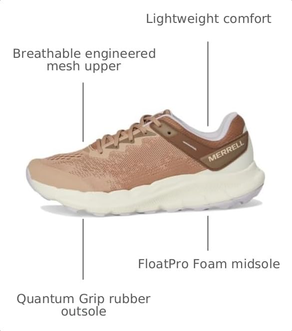 Merrell Women's Antora 4 Hazel Trail Running Shoes - Athletic Support
