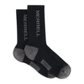 Merrell Unisex Moab Hiking Crew Socks - Full Cushion, Medium-Large Black