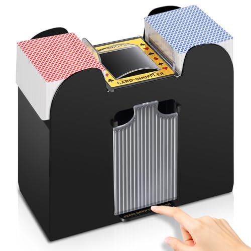 Automatic Card Shuffler for 1-6 Decks Battery Operated Casino Poker UNO