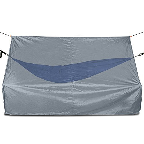 110-Inch Waterproof Hammock Rain Fly with Guy Lines and Stakes